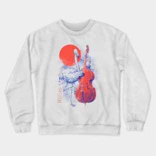 Flamingo Song - Cello Music Animal Gift Crewneck Sweatshirt